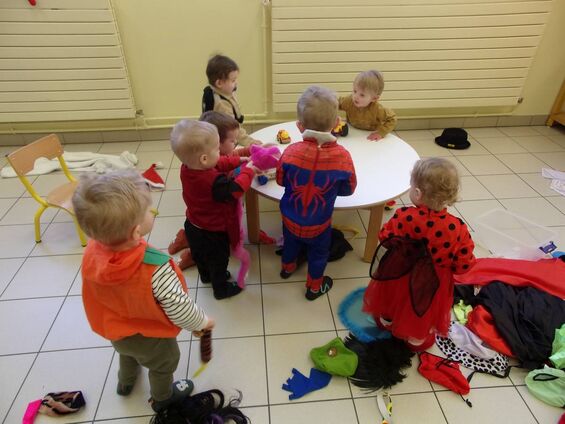 Les enfants s'amusent