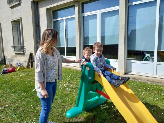 Dans le jardin