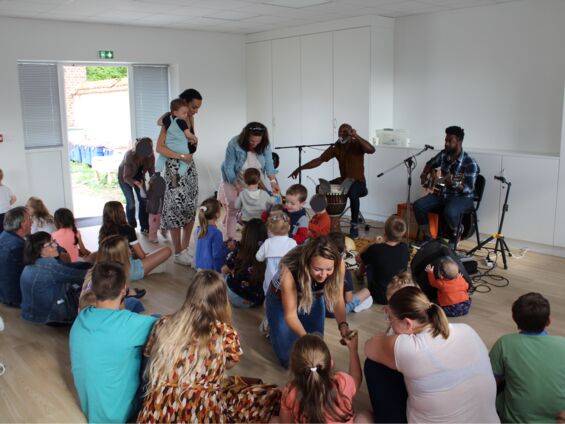 Christian et les instruments