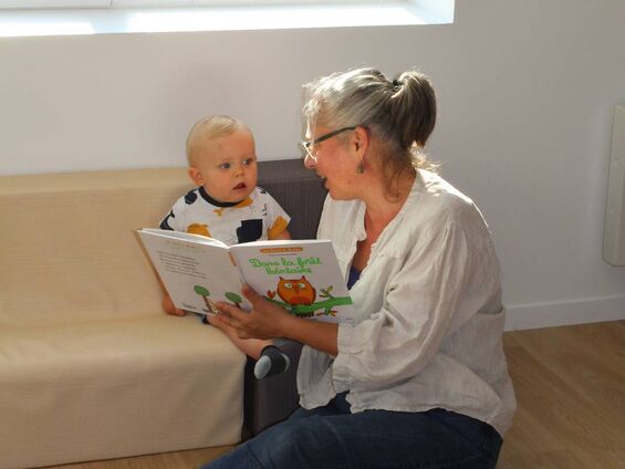 Lecture avec Nathalie